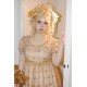Miss Point The Sunset's Floating Light Empire Waist Beaded One Piece(Reservation/Full Payment Without Shipping)